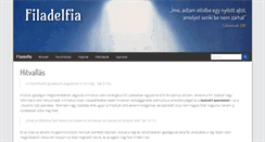 Desktop Screenshot of filadelfia.hu